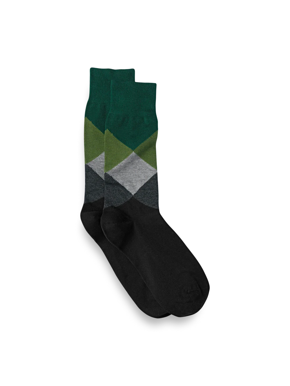 Argyle Cotton Blend Socks - Multi