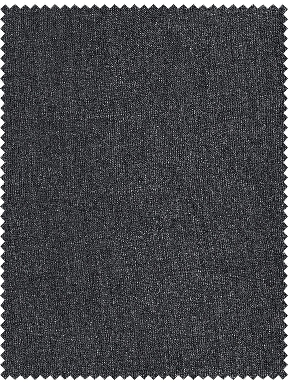 Classic Fit Wool Gabardine Flat Front Pants - Pearl Grey - Image 3