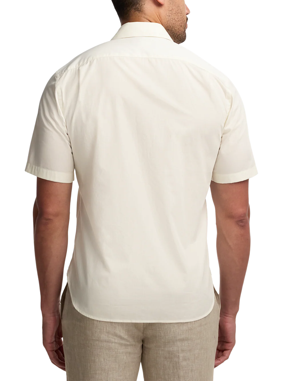 Cotton Botanical Casual Shirt - White - Image 5