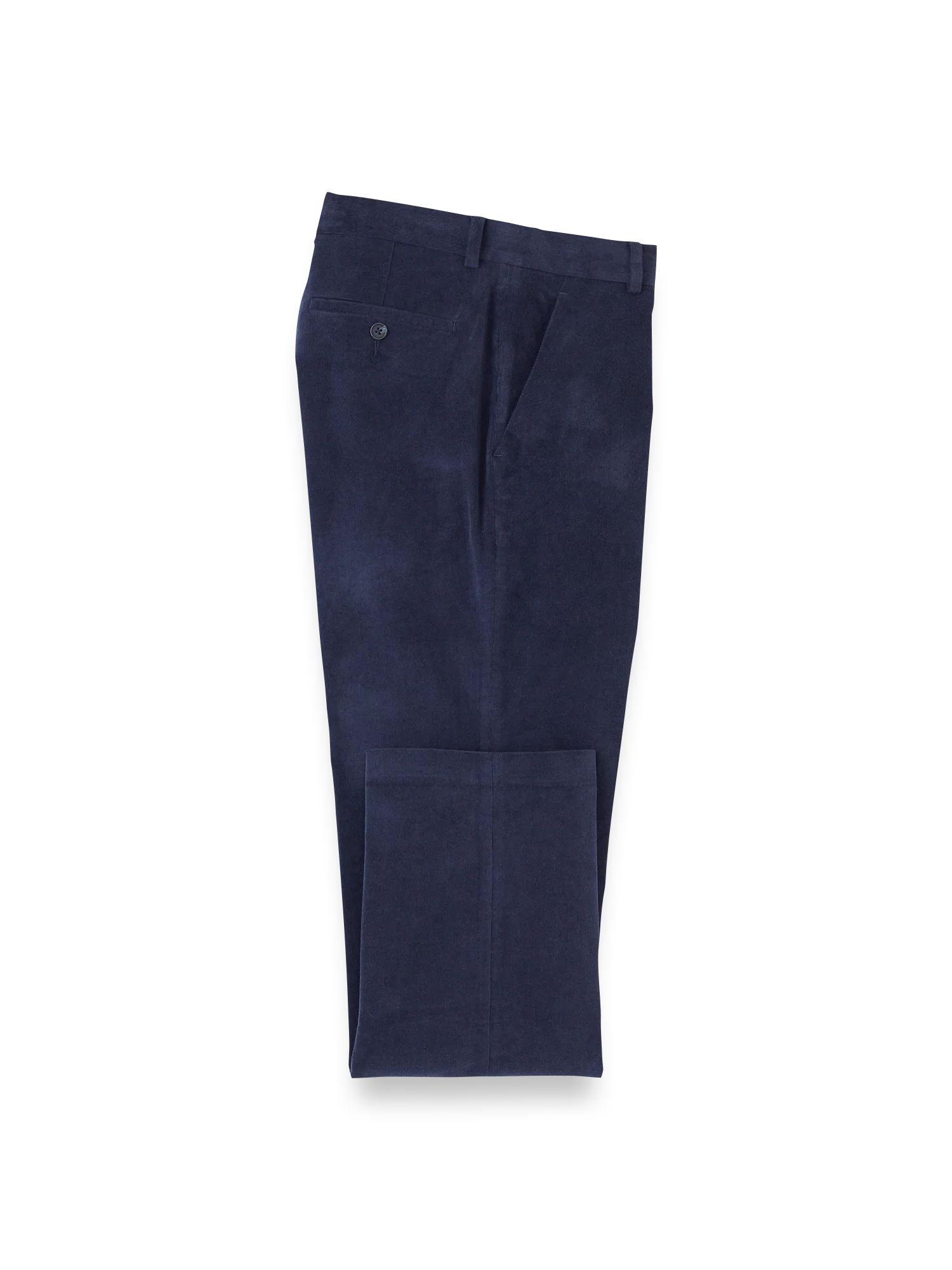 Cotton Stretch Corduroy Pants - Blue