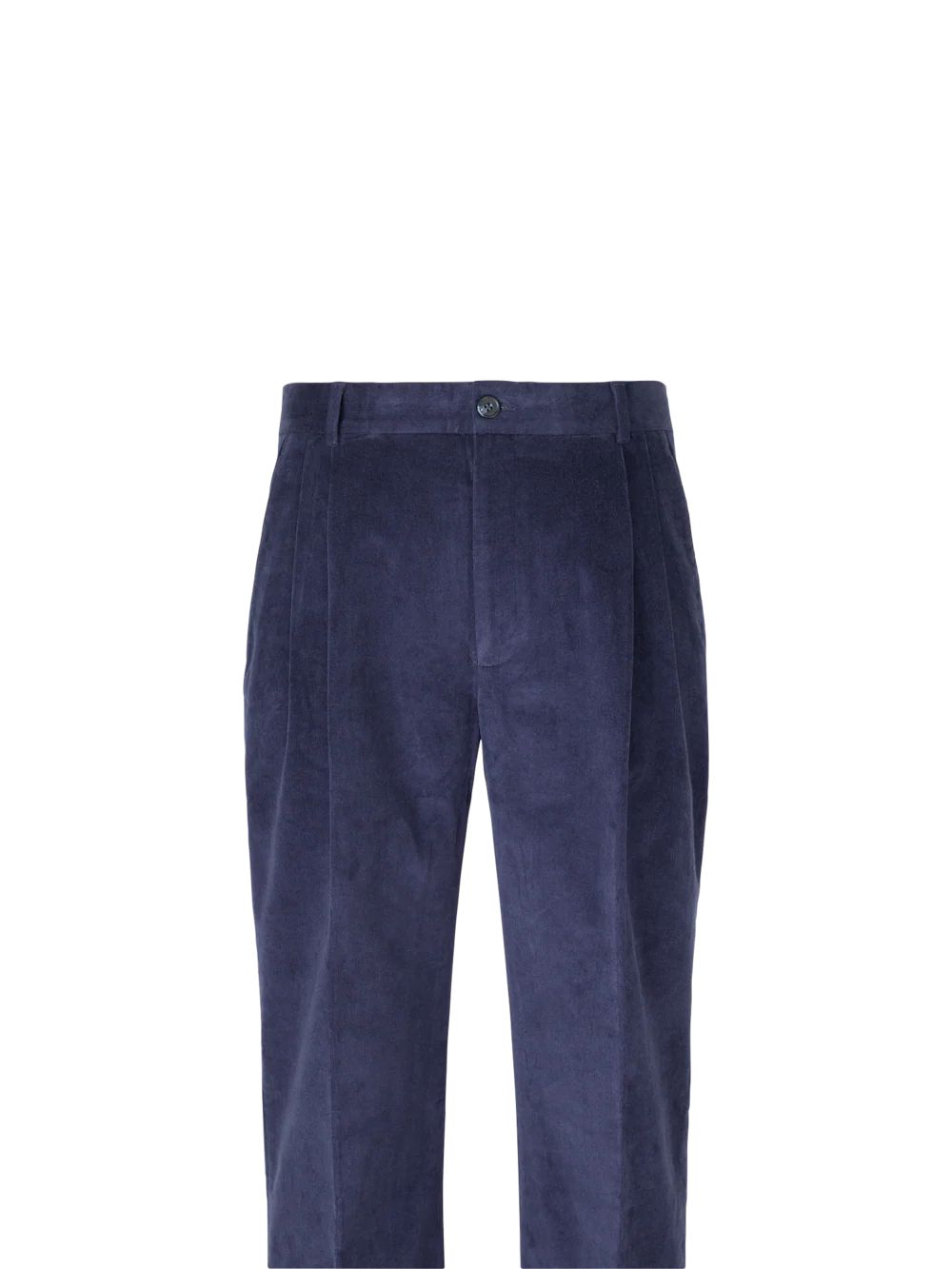 Cotton Stretch Corduroy Pants - Black - Image 5