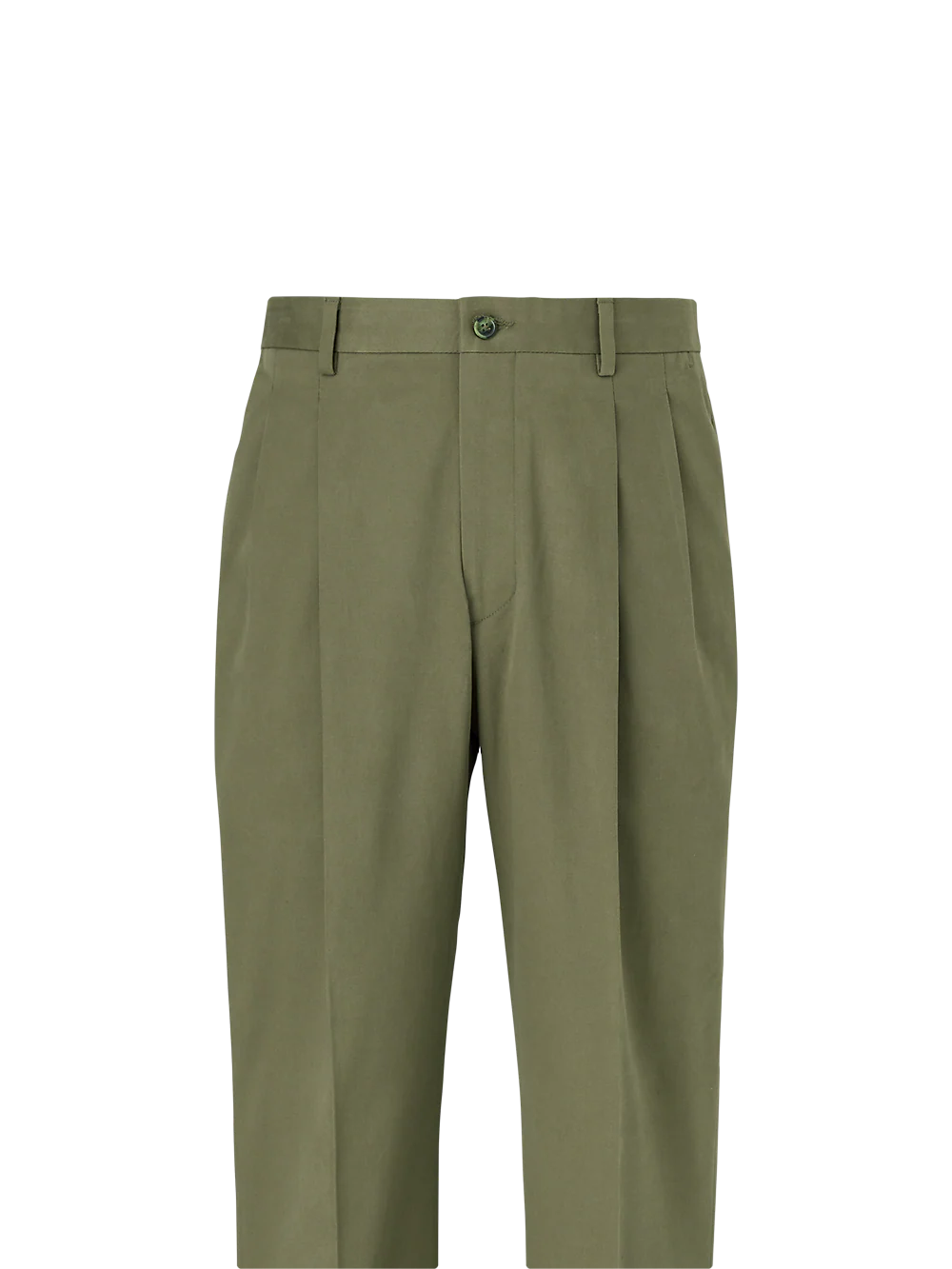 Cotton Stretch Twill Pants - Khaki - Image 5