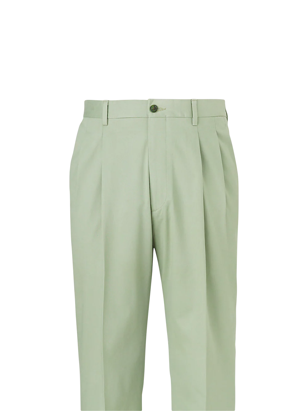 Cotton Stretch Twill Pants - White - Image 5