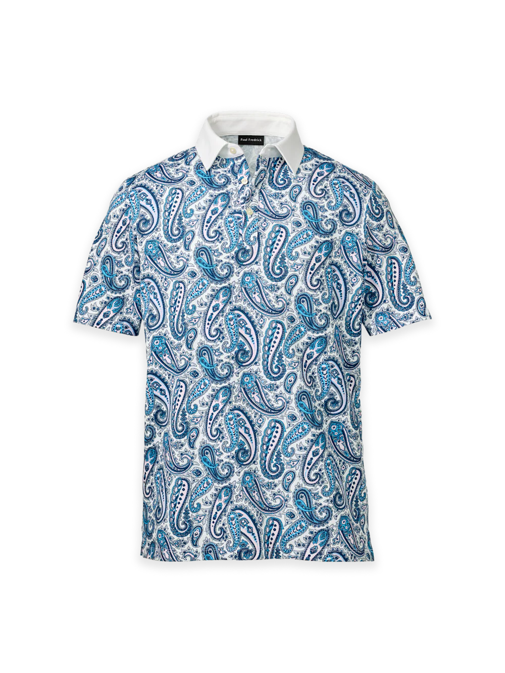 Cotton Three Button Polo - Multi