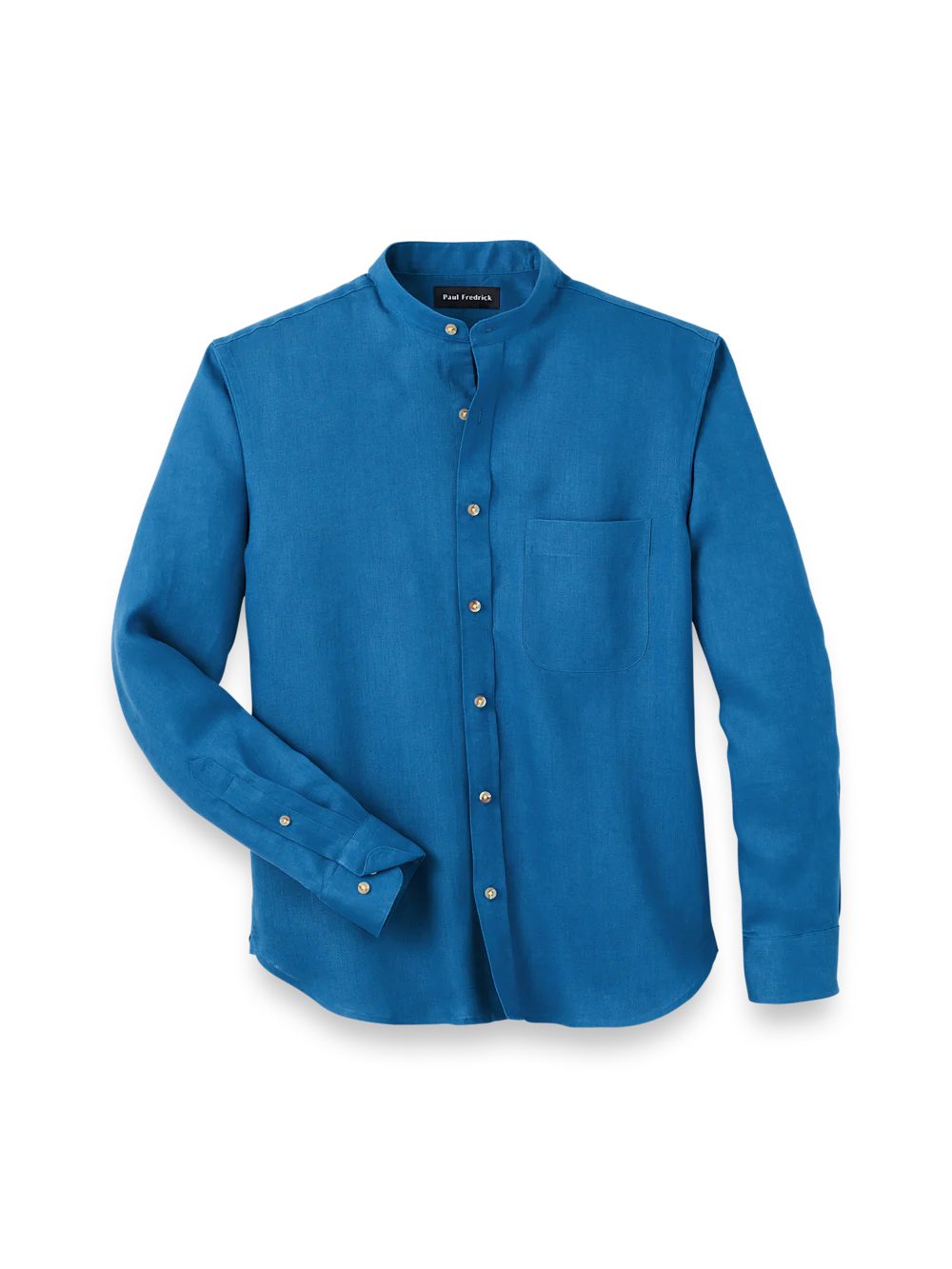 Linen Solid Casual Shirt - Dark Blue