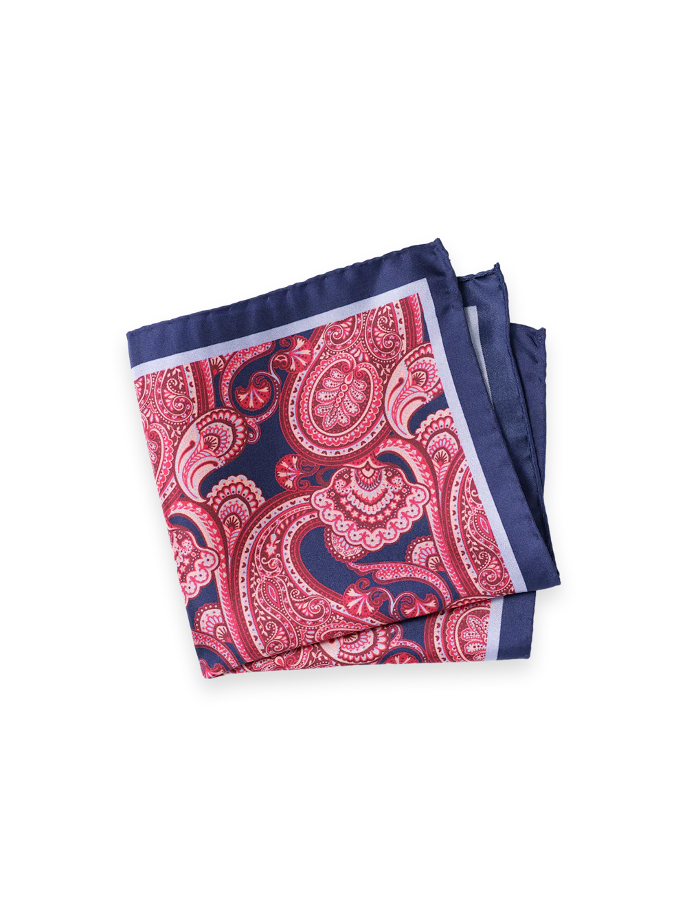 Paisley Silk Pocket Square - Multi