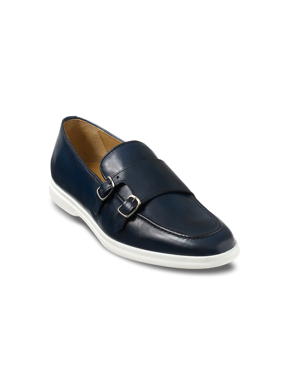 Simon Monk Strap Loafer - Navy