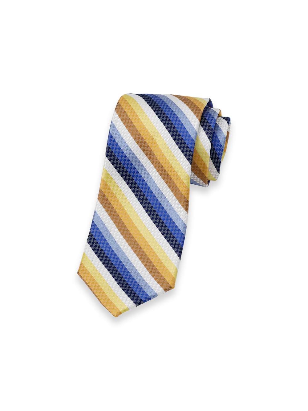 Stripe Woven Silk Tie - Multi
