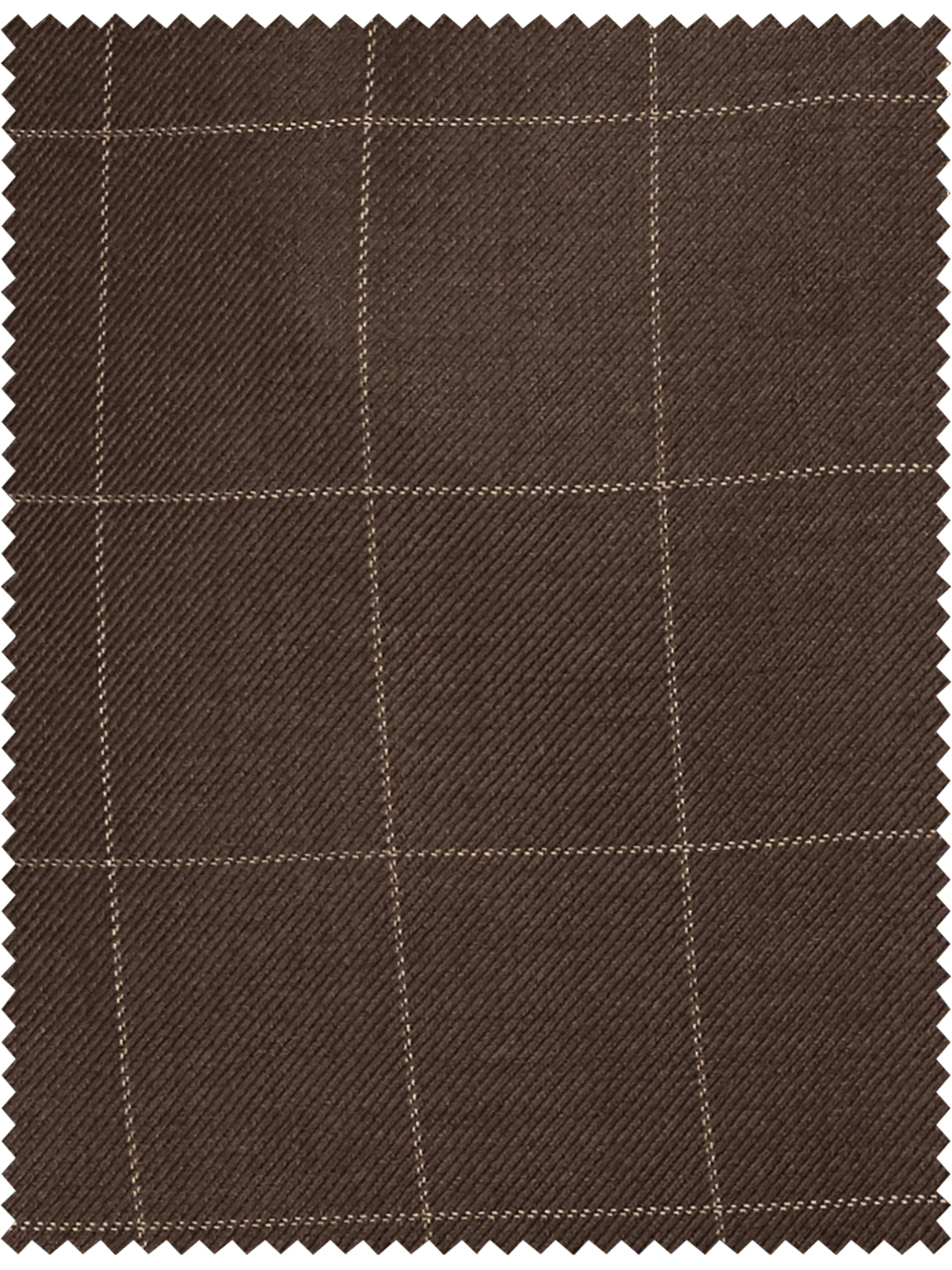 Tailored Fit Essential Wool Pleated Pants - Brown - Image 3
