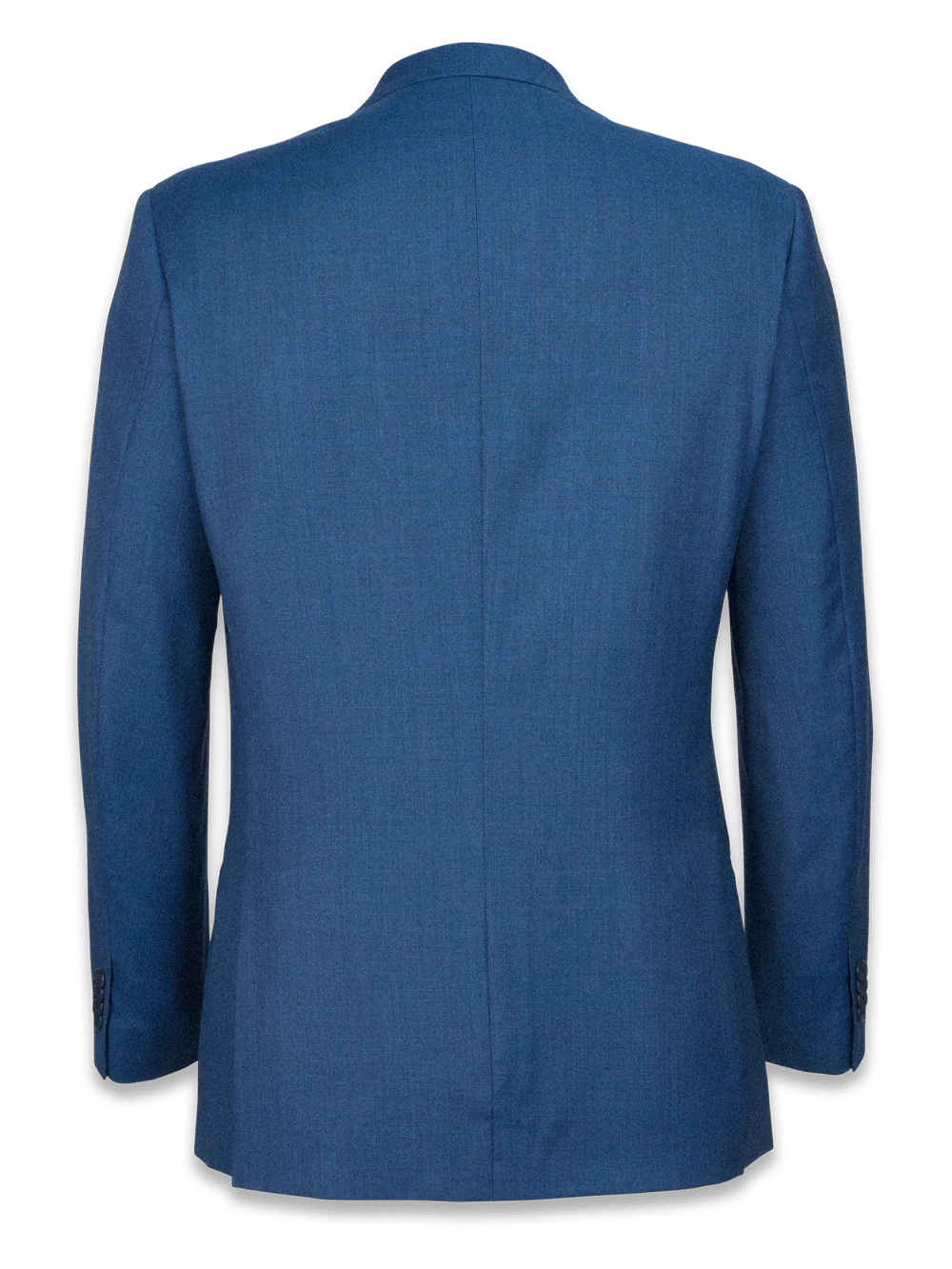 Tailored FIt Sharkskin Peak Lapel Suit Jacket - Grey - Image 2