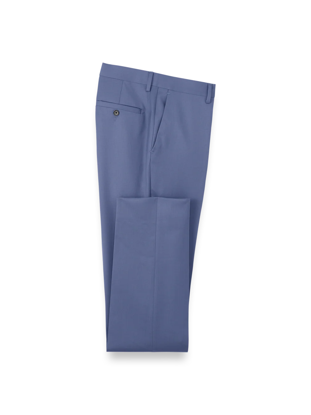 Wool Gabardine Pants - Postal Blue