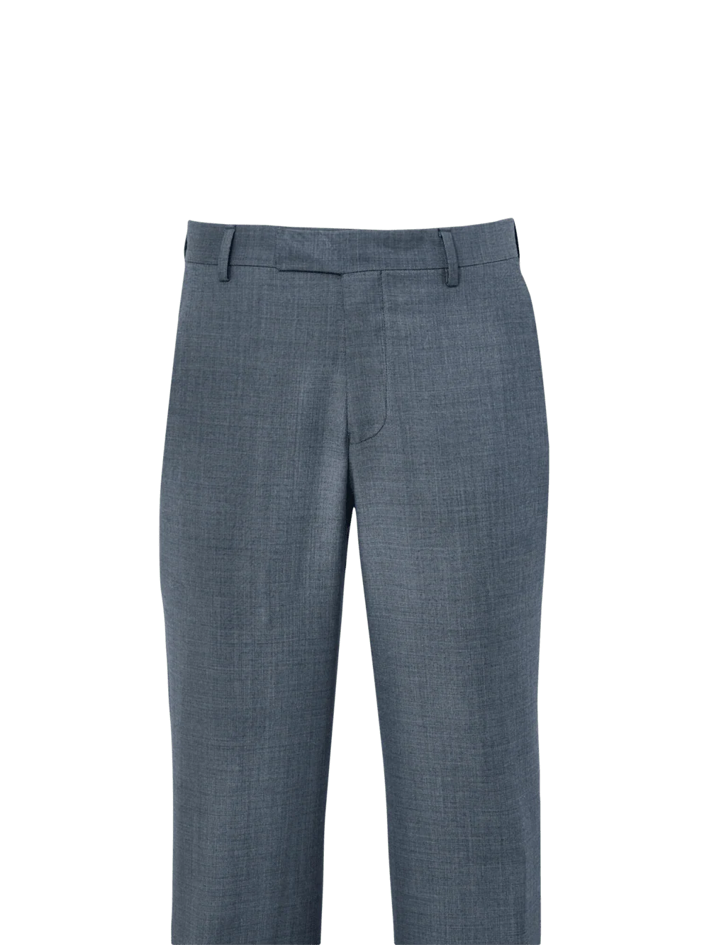 Wool Sharkskin Pants - Blue - Image 2