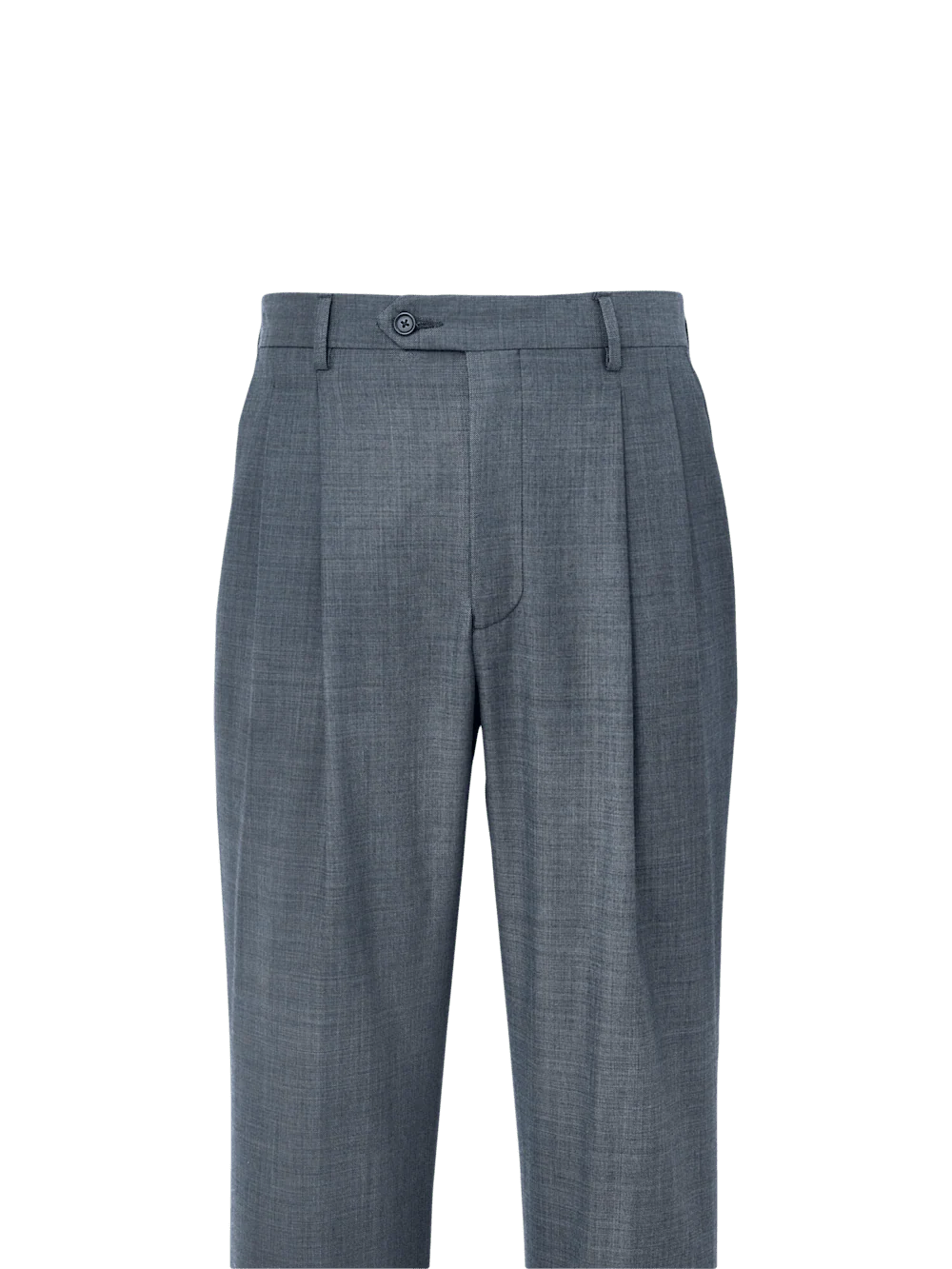 Wool Sharkskin Pants - Grey - Image 5